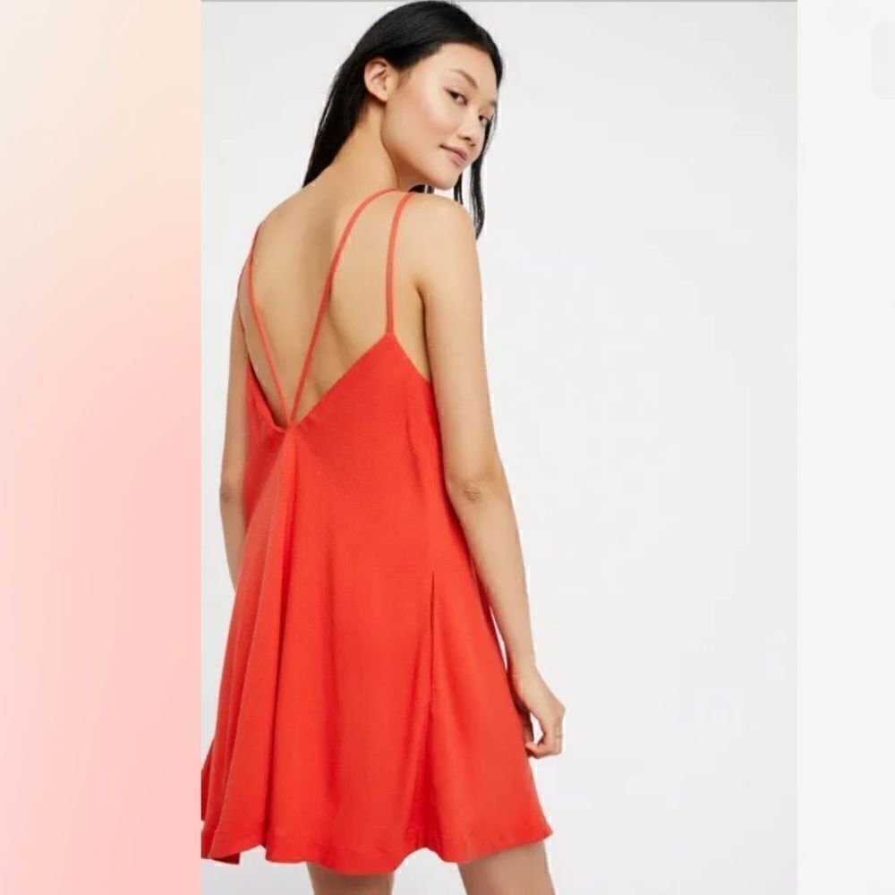 Free People Embroidered Flower Fields Mini Dress Size SP - Picture 4 of 8